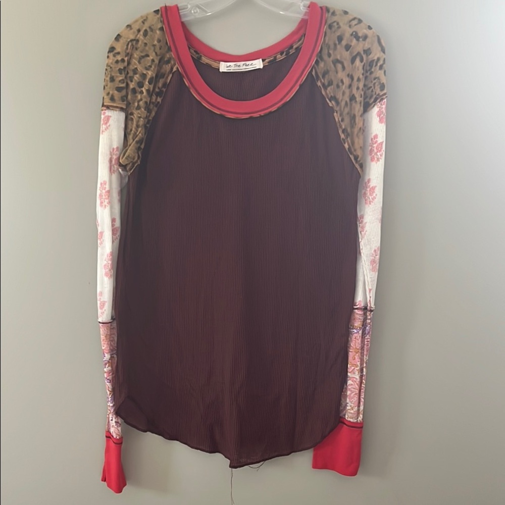 Free People Mixed Media top